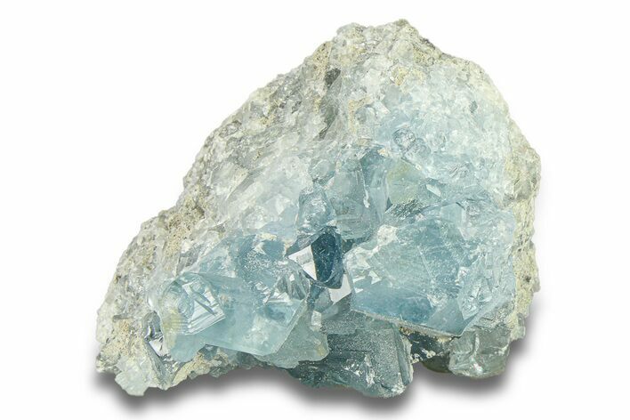 Sparkling Celestine (Celestite) Crystal Cluster - Madagascar #290034